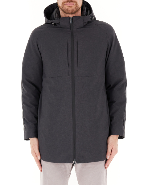 Cappotto con cappuccio