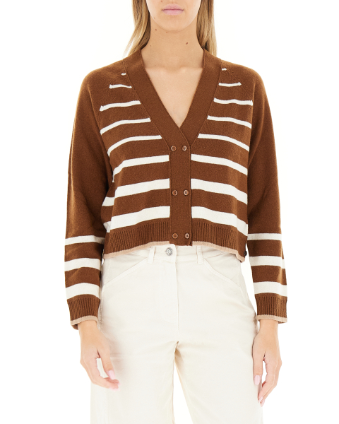 Cardigan scollo a V