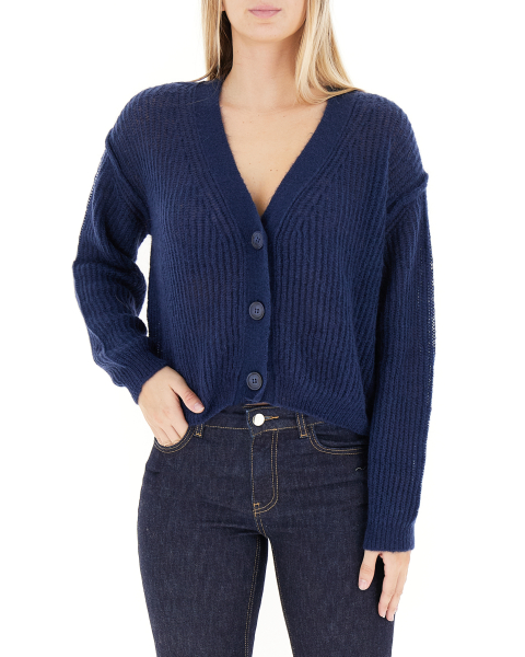 Cardigan scollo V