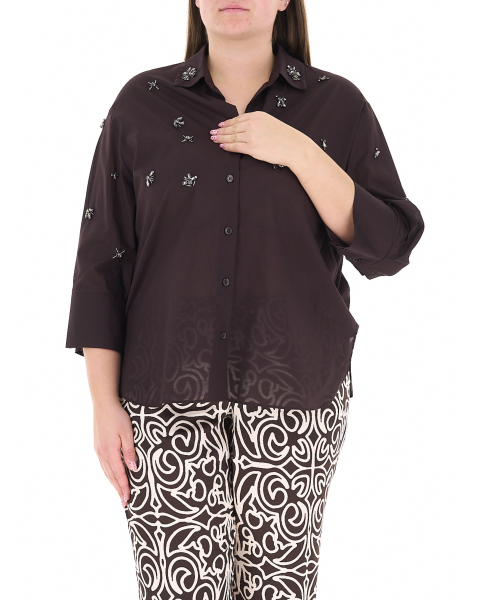 Camicia con inserti