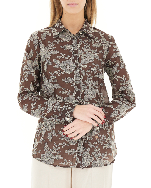 Camicia con ricami
