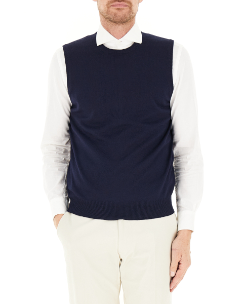 Gilet girocollo