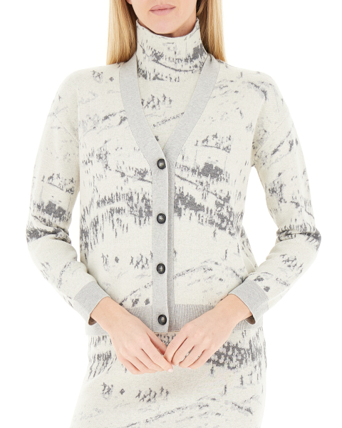 Cardigan con bottoni