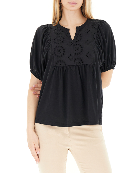 Blusa maniche corte