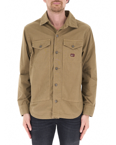 Giacca overshirt cotone