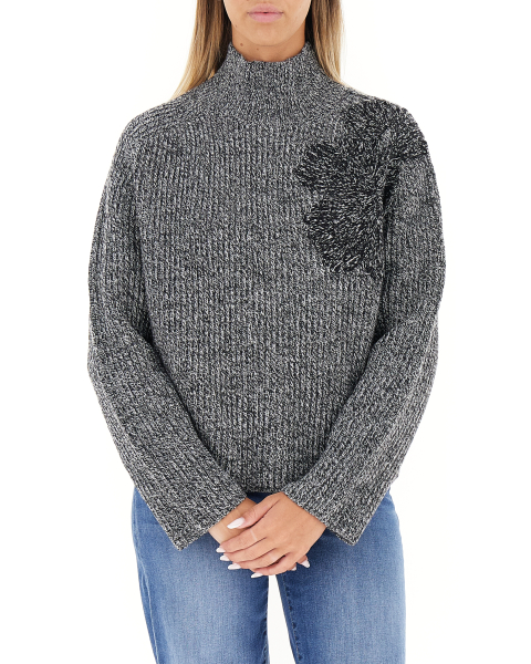 Maglione misto lana