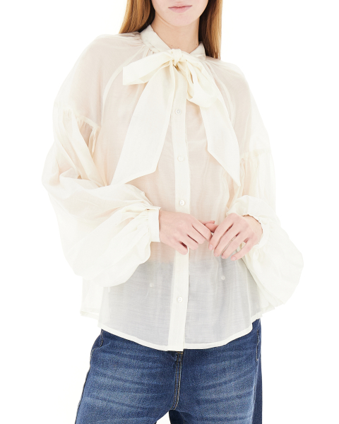 Blusa maniche palloncino