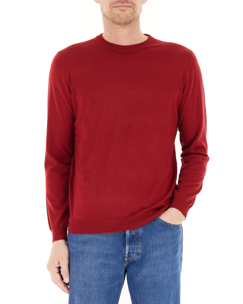 Maglione girocollo lana