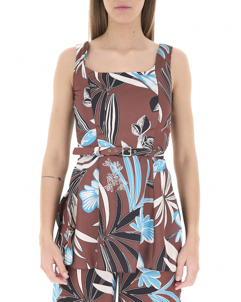 Blusa smanicata