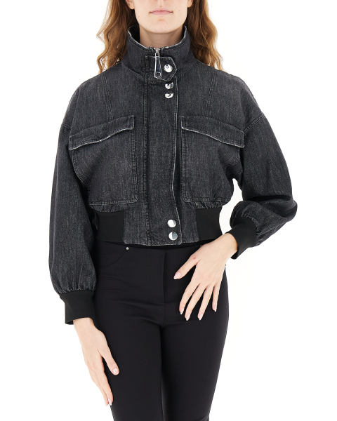Bomber in jeans