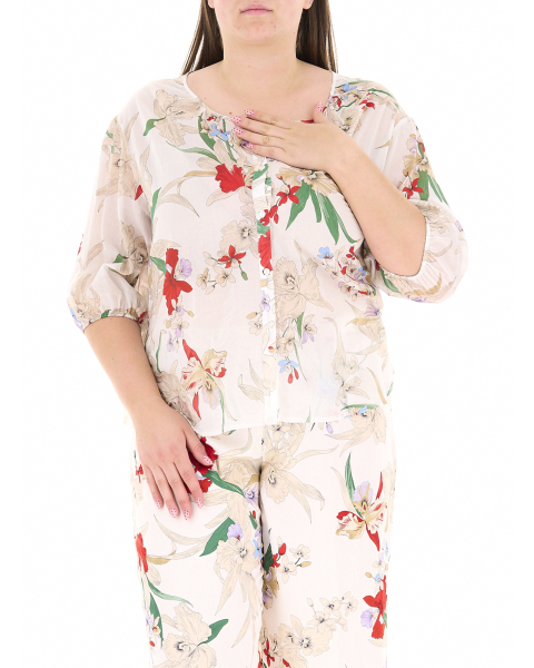 Blusa girocollo