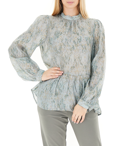 Blusa maniche lunghe