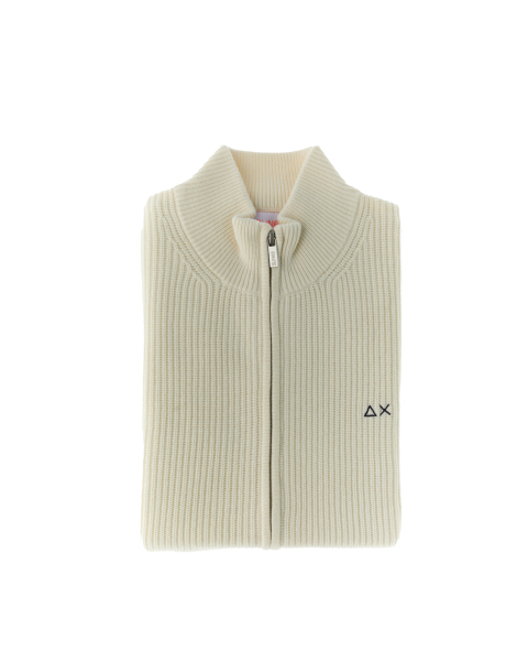 Cardigan con zip