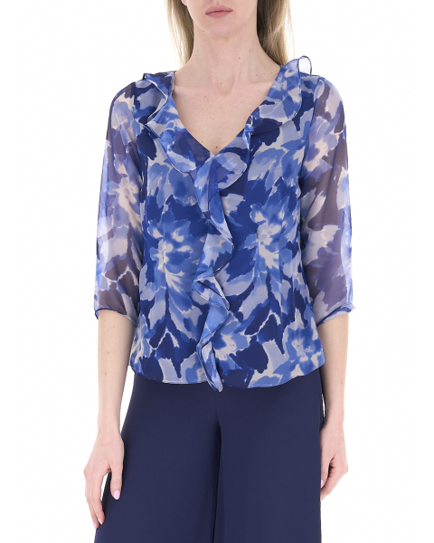 Blusa con volants