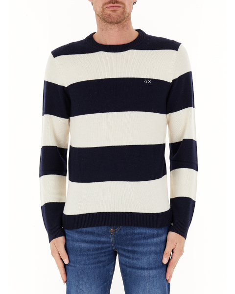 Maglione a righe