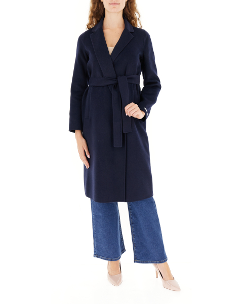 Cappotto con cintura