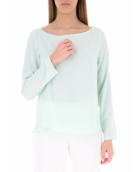 Blusa maniche lunghe
