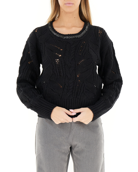 Maglione misto lana