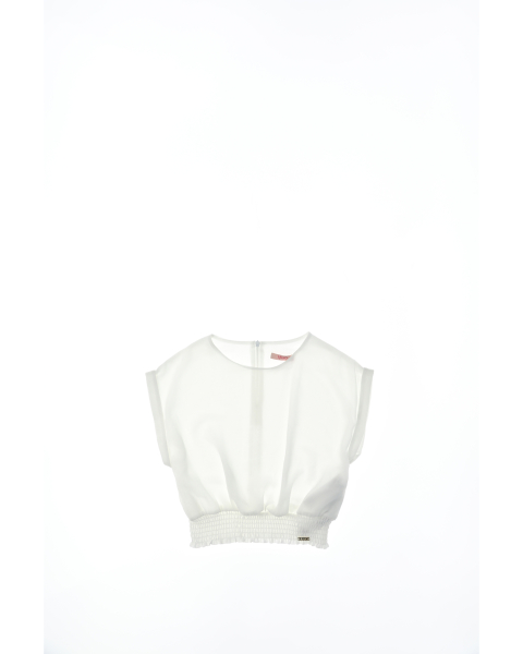 Blusa con spilla