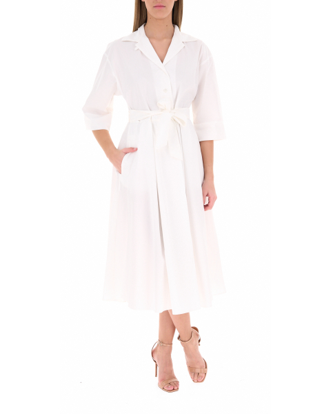 Abito midi in cotone