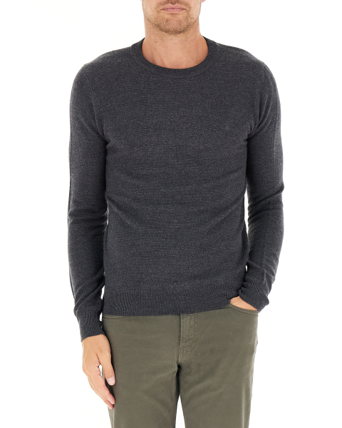 Maglione girocollo lana