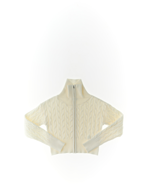Cardigan con zip