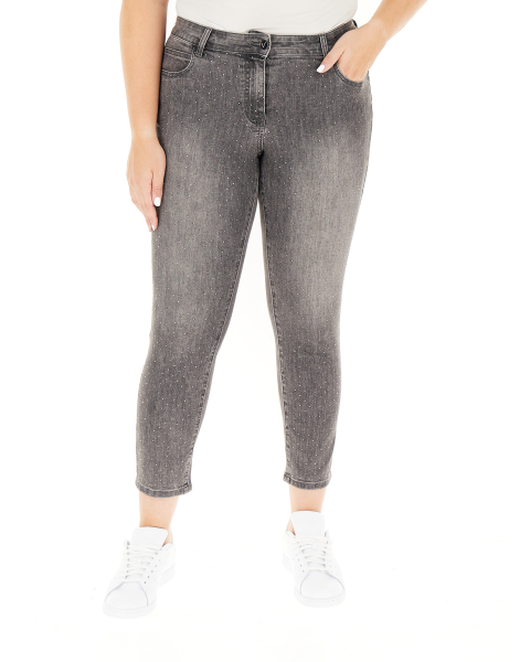 Jeans con strass