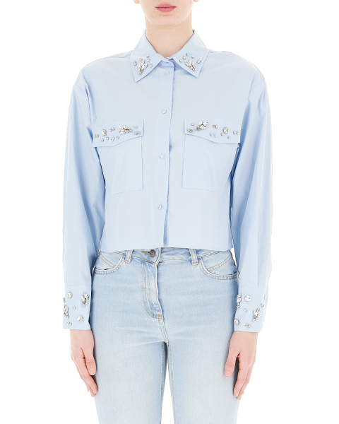 Camicia con strass
