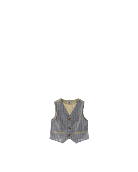 Gilet Misto Lino