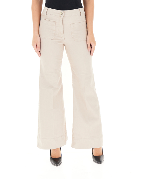 Pantalone wide leg