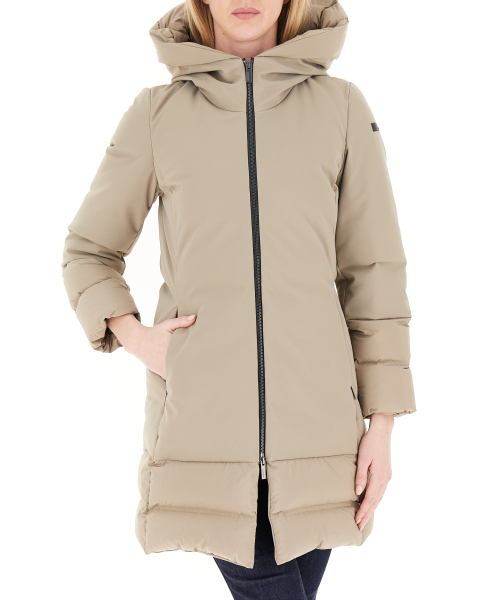 Piumino con cappuccio