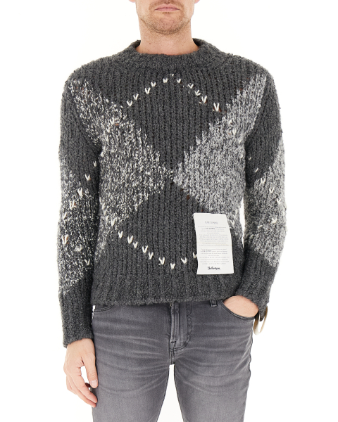 Maglione misto lana