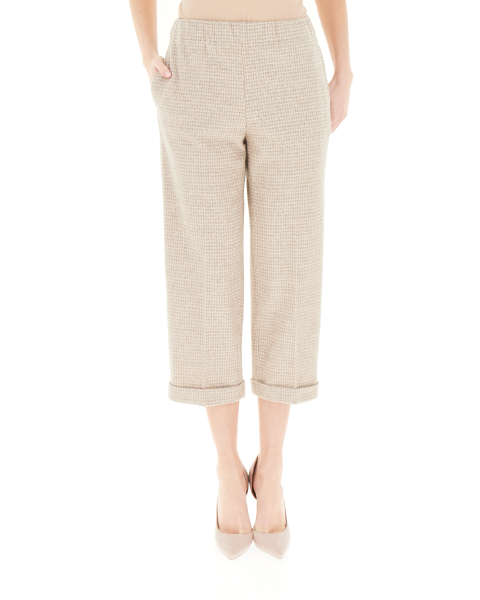 Pantalone misto lana cashmere