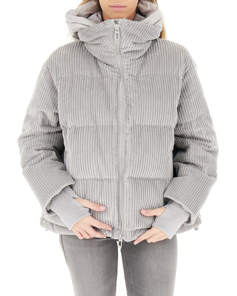 Piumino velluto costine