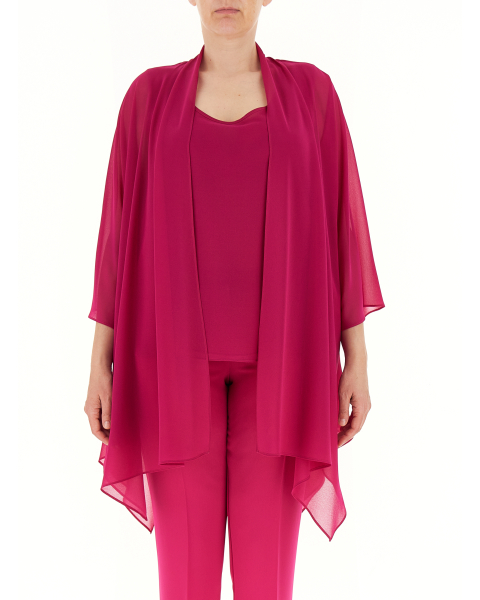 Top con cardigan