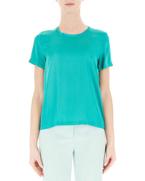 Blusa girocollo viscosa