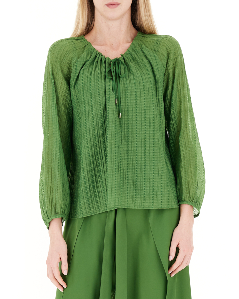 Blusa maniche lunghe