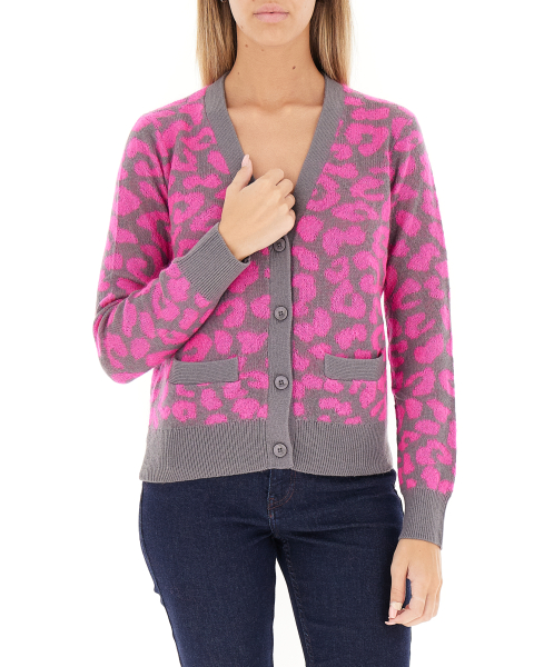 Cardigan misto lana