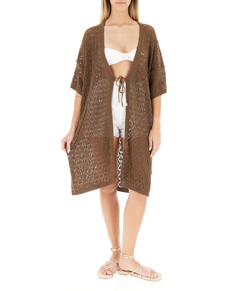 Cardigan ricamato