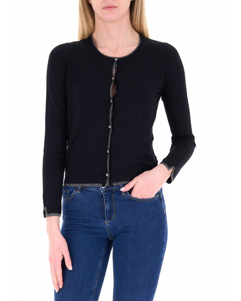 Cardigan in viscosa