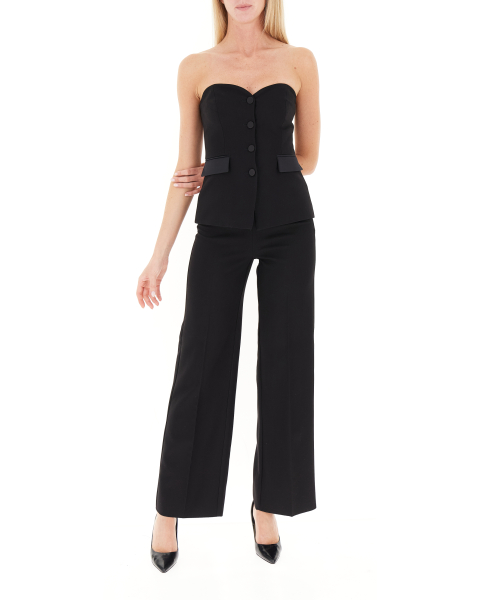 Pantalone con corpetto
