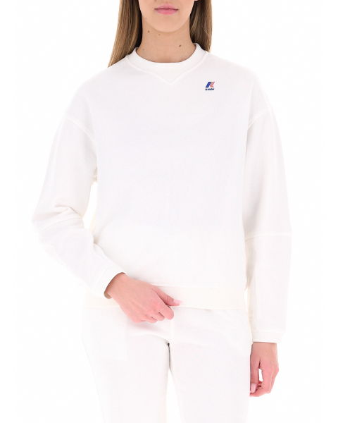 Felpa girocollo cotone