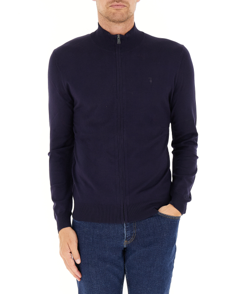 Cardigan con zip