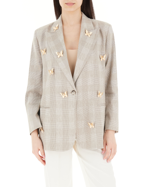 Blazer maniche lunghe