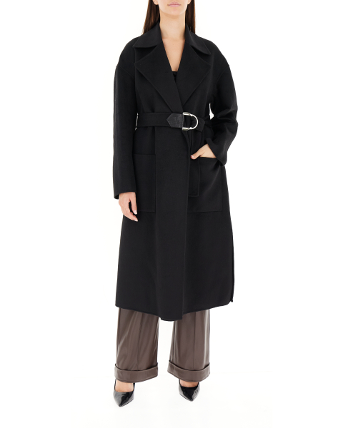 Cappotto con cintura