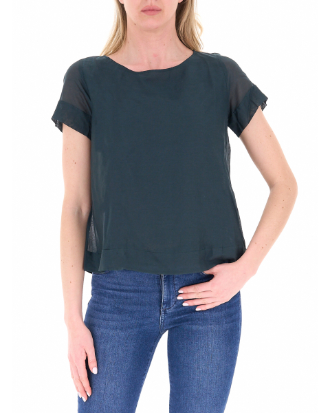 Blusa maniche corte