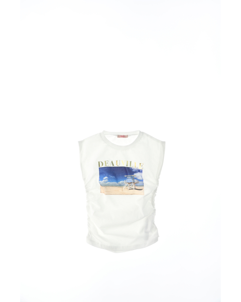 T-shirt con strass