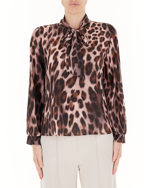 Blusa con fiocco
