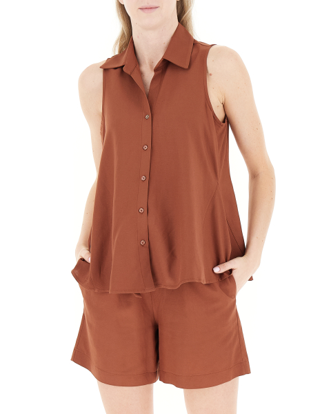 Blusa smanicata