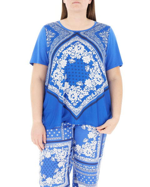 T-shirt con fantasia